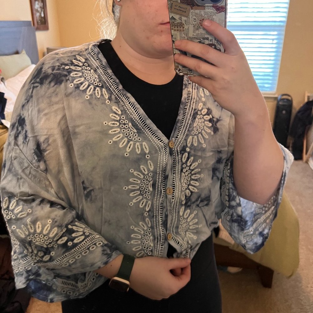 Tie-Dye Vintage Havana Crop Top